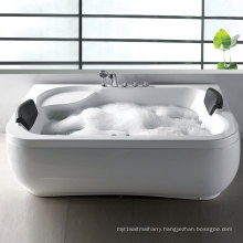 White Acrylic Luxury Bathroom Corner Freestanding Soaking Bathtubs